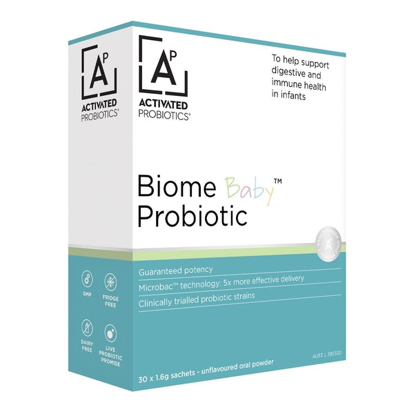 Biome Baby Probiotic Unflavoured Sachets 1.6g x 30 Pack